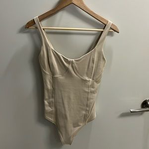 Abercrombie & Fitch Soft A&F Collection Corset Bodysuit